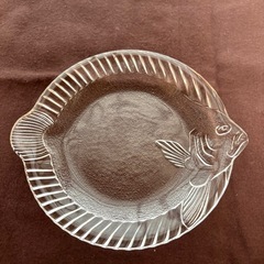 ガラス製魚型　中皿　3枚まとめの画像