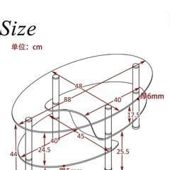 ガラステーブルの画像
