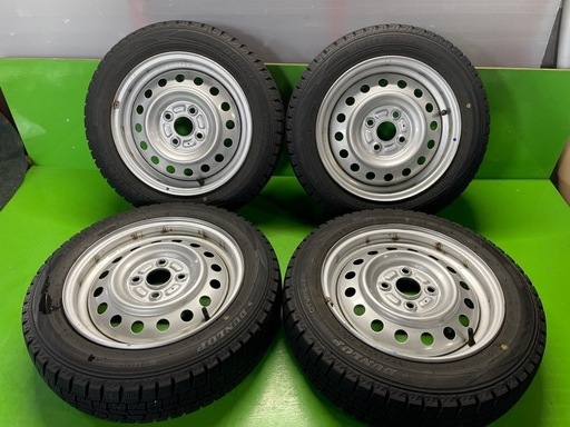 14インチ スタッドレスセット155/65R14 2019年製 (B-L) 鳥取のタイヤ