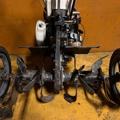 耕運機　管理機　イセキ　KM-41   可動品　一発始動　ガソリン　車輪付き　動作確認済み　引取限定の画像