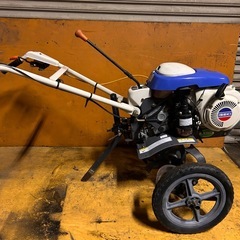 耕運機　管理機　イセキ　KM-41   可動品　一発始動　ガソリン　車輪付き　動作確認済み　引取限定の画像