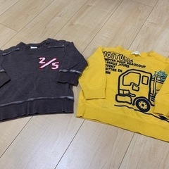 子供服　カーディガン　ベスト　トレーナー　80の画像