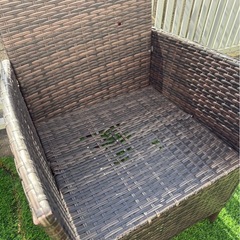 テラス用テーブル　椅子　４点セットの画像