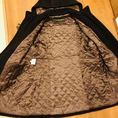 HUNTING WORLD ブラウンダッフルコートの画像