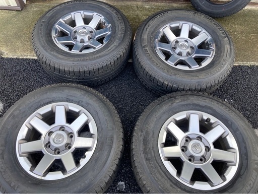 MICHELIN 265/70R17 19年製 スタッドレスタイヤ　タイヤホイールセット