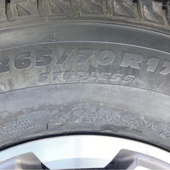 MICHELIN 265/70R17 19年製 スタッドレスタイヤ　タイヤホイールセットの画像