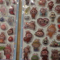 ボンボンシール　　ラブブ4枚の画像