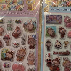 ボンボンシール　　ラブブ4枚の画像