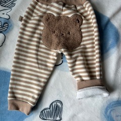 ベビー服　キッズ服3点セット　裏起毛 ズボン 80cm　　の画像