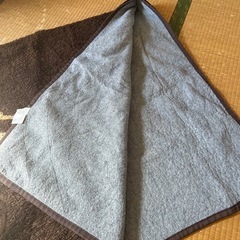 ニトリ、ブラウン、ラグの画像