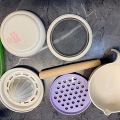 離乳食グッズ　保存容器　裏ごしの画像