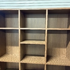 ☆マルチ本棚 幅108cm　ブラウンの画像