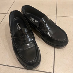 ハルタ ローファー黒 25.5cmEE の画像