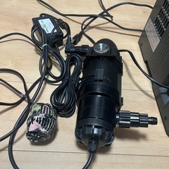 海水魚　淡水魚　オーバーフロー水槽 クーラー 殺菌灯 水流装置　 ポンプ セット☆の画像