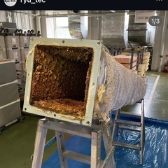 工場内設備の清掃業務の画像