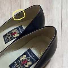 MIHAMA ミハマ リボンパンプス 黒 24.5の画像