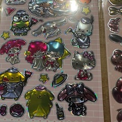 ボンボンシール　サンリオキラキラセット5枚の画像