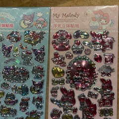 ボンボンシール　サンリオキラキラセット5枚の画像