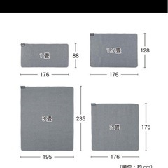 2019年製　ホットカーペット　2畳　の画像