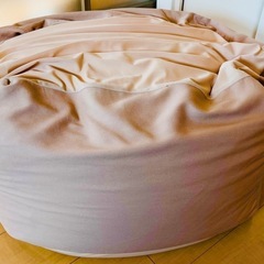 ビーズクッション　ピンクの画像