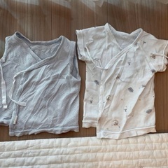 赤ちゃん 短肌着 コンビ肌着 セットpupo ベビー肌着の画像