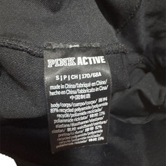 PINK ACTIVE ブラック スパッツ S/Pの画像
