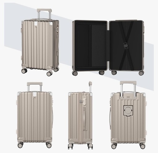 【新品未使用】スーツケース Sサイズ 機内持込み 多機能 超軽量 USBポート付き