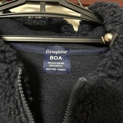 新品　Gymphlex ジムフレックス　ボア　パーカー　Mサイズ　NAVYの画像