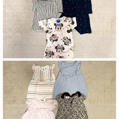 こども服女の子⁑夏服⁑まとめ売り４４点⁑８０⁑保育園着の画像