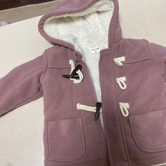 ベビー キッズ80cm  ピンク系アウターの画像