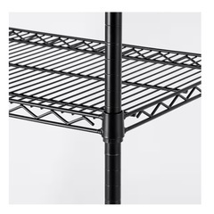 ニトリ　スチールラック　黒　120cm 5段の画像