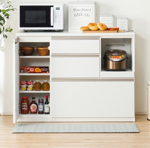 ニトリのキッチンカップボード (まんまる先生) 江坂の収納家具《食器棚