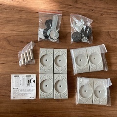 【直接引き渡しのみ】 ベビーゲート　ペットゲート 2枚セット 拡張フレーム付き ホワイト幅70～91cmの画像