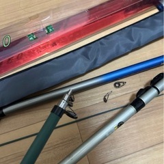 釣り竿セット MASTER 2-460 SEALORD 15-450 3本の画像