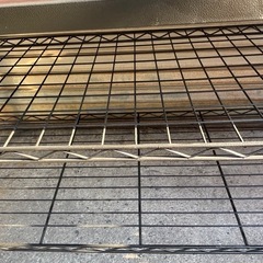 【美品】Lumminous NOIR ルミナスノワール テレビ台 収納棚 スチールラック キャスターの画像