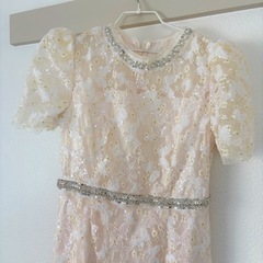 未使用　ワンピース　レース　スパンコールの画像