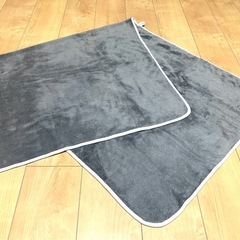 グレー バスタオル　速乾吸収　３枚セットの画像