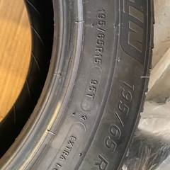 195/65R15　スタッドレスタイヤ4本の画像