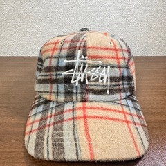 Stussy チェック柄 キャップの画像