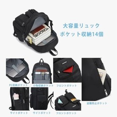 MIPOHAM リュックサック　男女兼用の画像