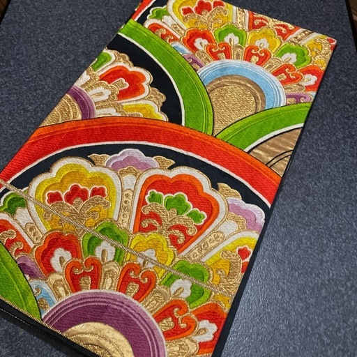 本場西陣織 袋帯 フォーマル 色糸刺繍引き箔