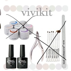 ネイルマシン、ジェルネイル、チップ、ケア用品各種まとめ売りの画像