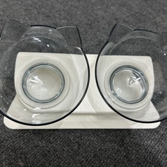 猫　フードボウル　ペット　猫耳　プラスチックの画像