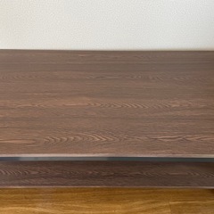 LOWYA  ロウヤ　ローテーブル　コーヒーテーブル　ウォルナット×ブラックの画像