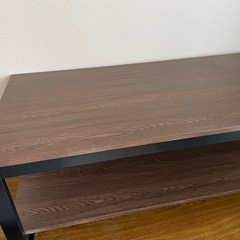 LOWYA  ロウヤ　ローテーブル　コーヒーテーブル　ウォルナット×ブラックの画像