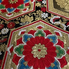 本場西陣 袋帯 亀甲に花模様 鳳凰 蝶 フォーマル 振袖にもの画像