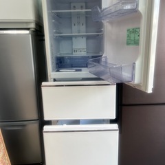三菱 3ドア冷蔵庫、自動製氷、2019年型、10キロ内配達無料、の画像