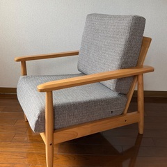 ⭐︎1人掛けソファ⭐︎ 椅子 チェア ウッド ニトリ商品  マイス MAISの画像