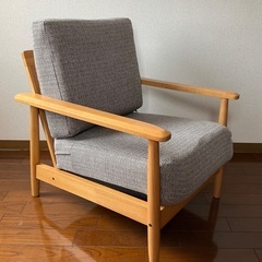 ⭐︎1人掛けソファ⭐︎ 椅子 チェア ウッド ニトリ商品  マイス MAISの画像