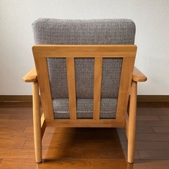 ⭐︎1人掛けソファ⭐︎ 椅子 チェア ウッド ニトリ商品  マイス MAISの画像